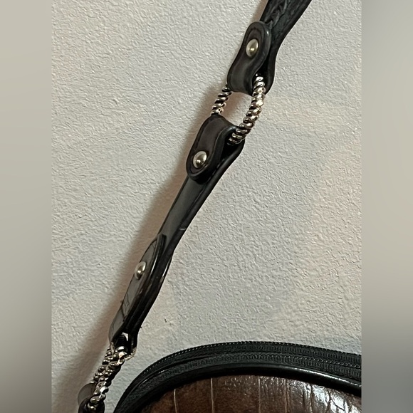 MC Marc Chantal Brown Faux Alligator Women’s Purse - Picture 13 of 14